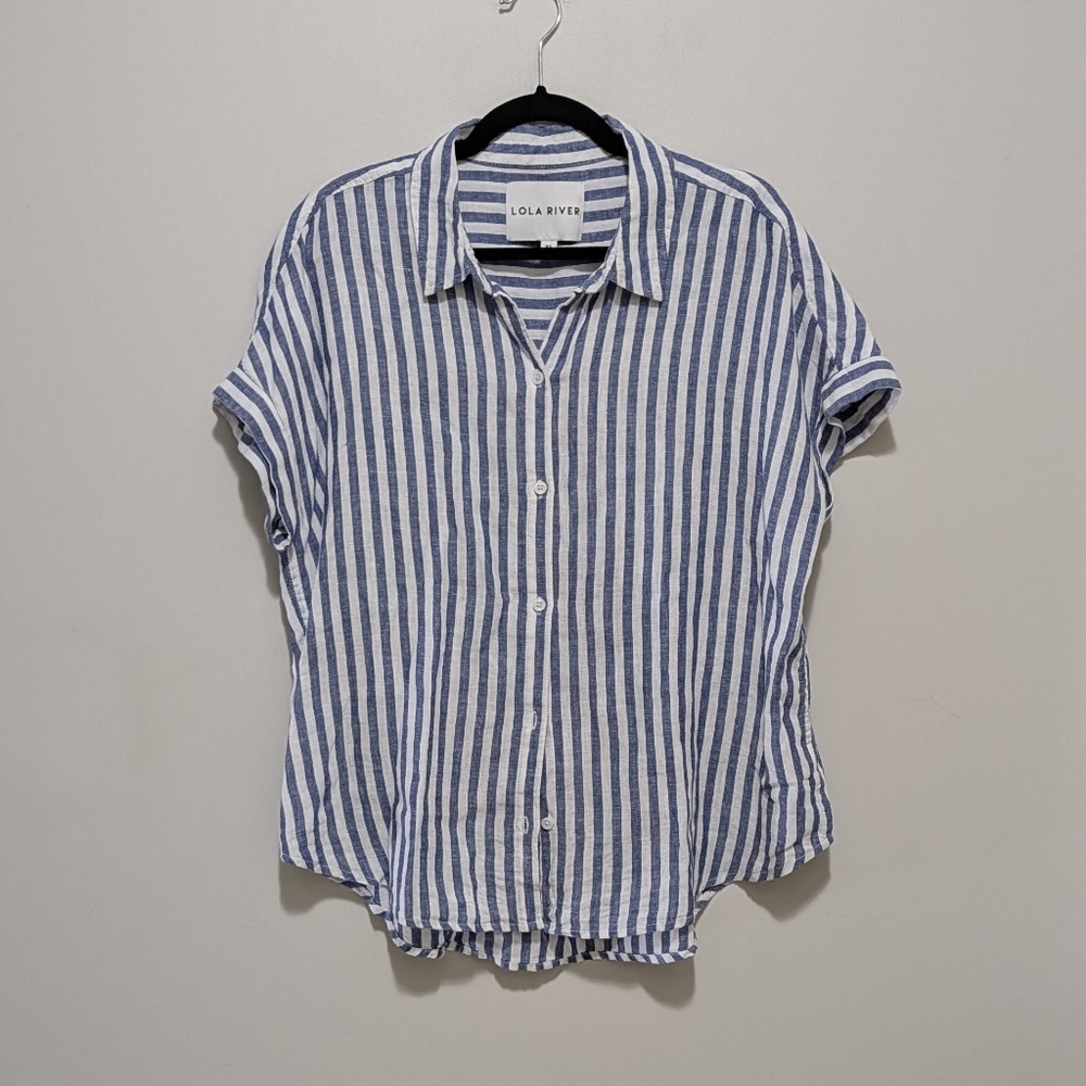 Lightweight linen top